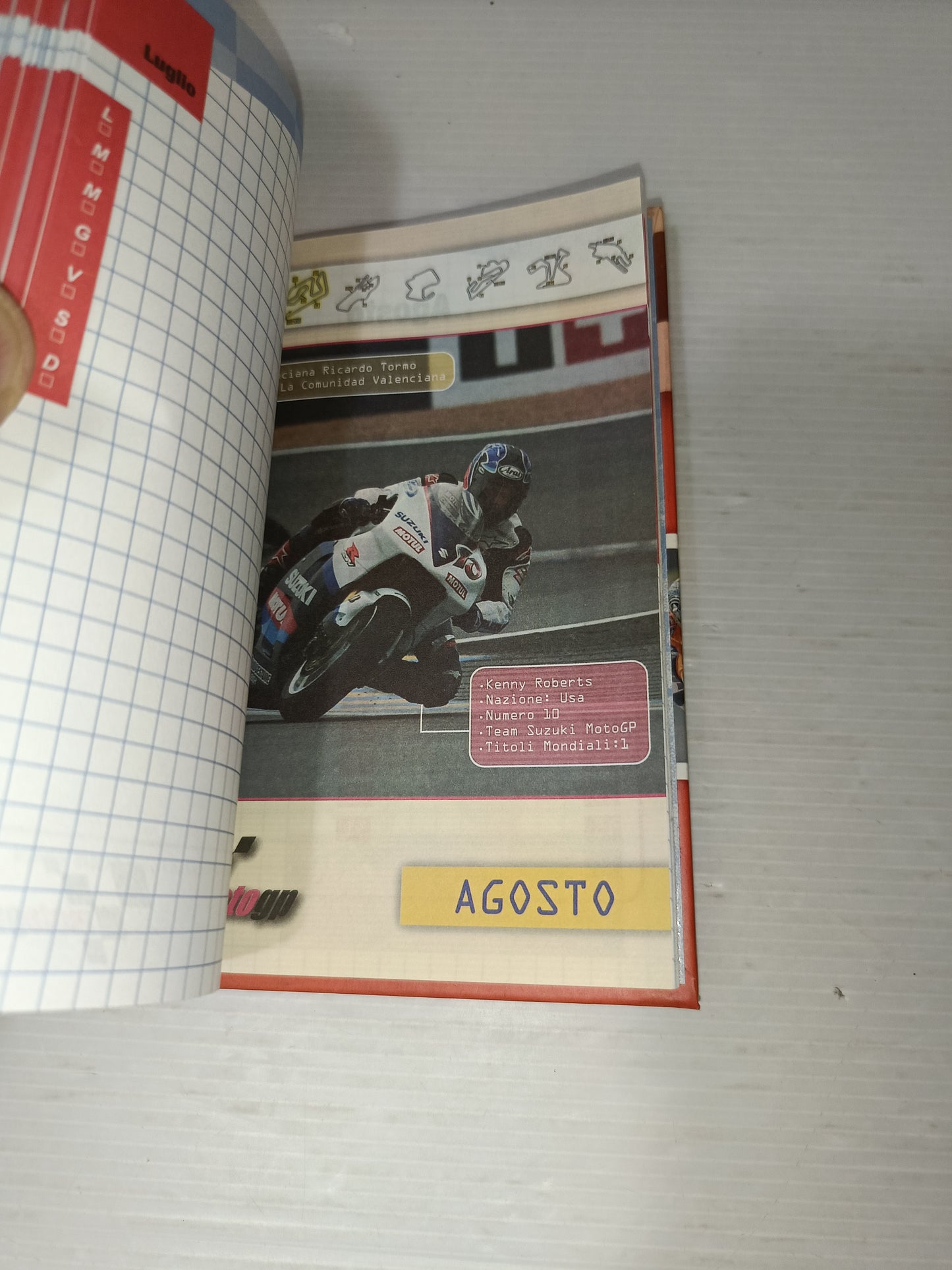 Agenda Moto GP Senza Anno /Perpetua 12 mesi