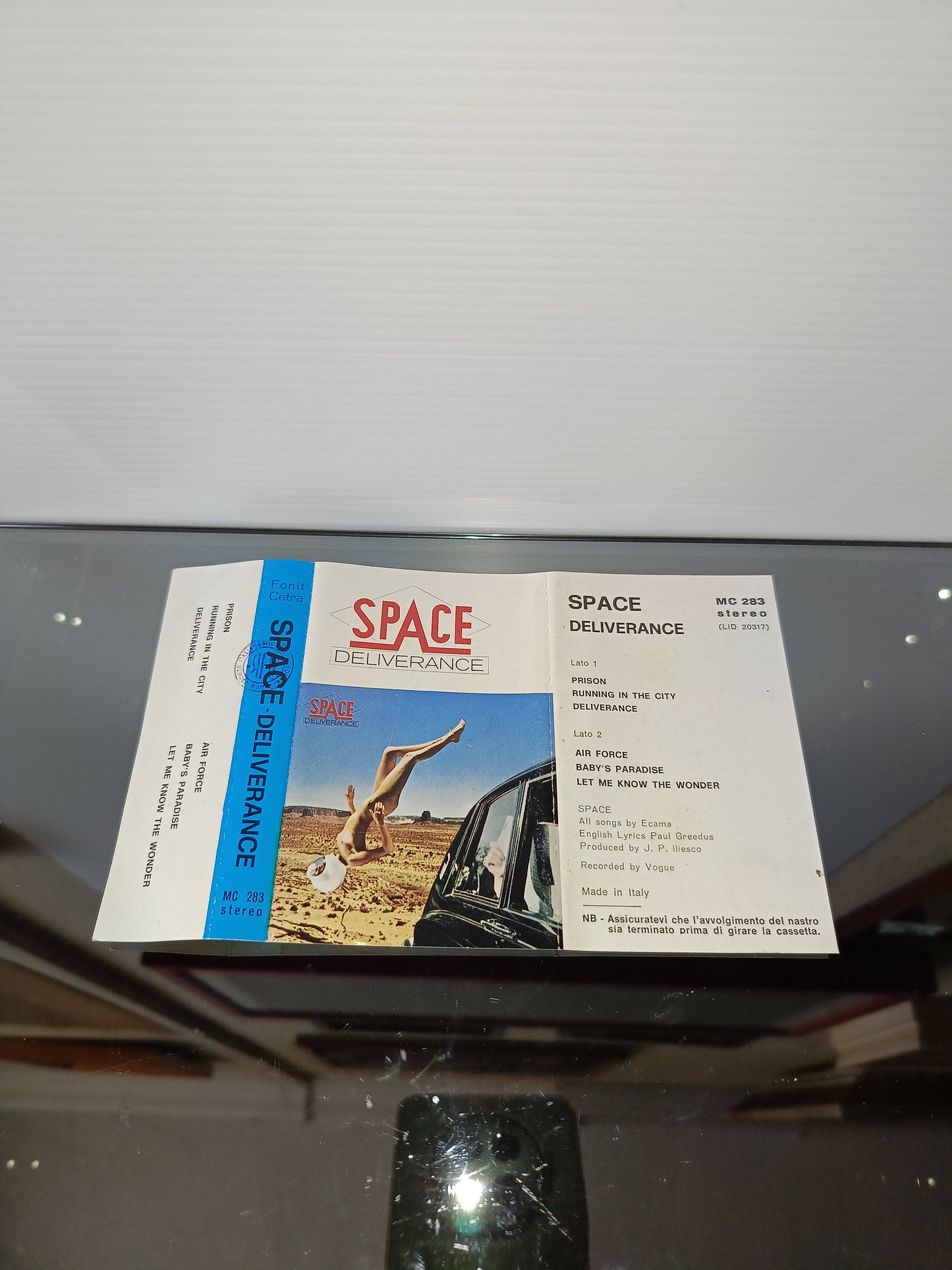 Deliverance Space Musicassetta Edita nel 1987 da Fonit Cetra Cod.MC 283