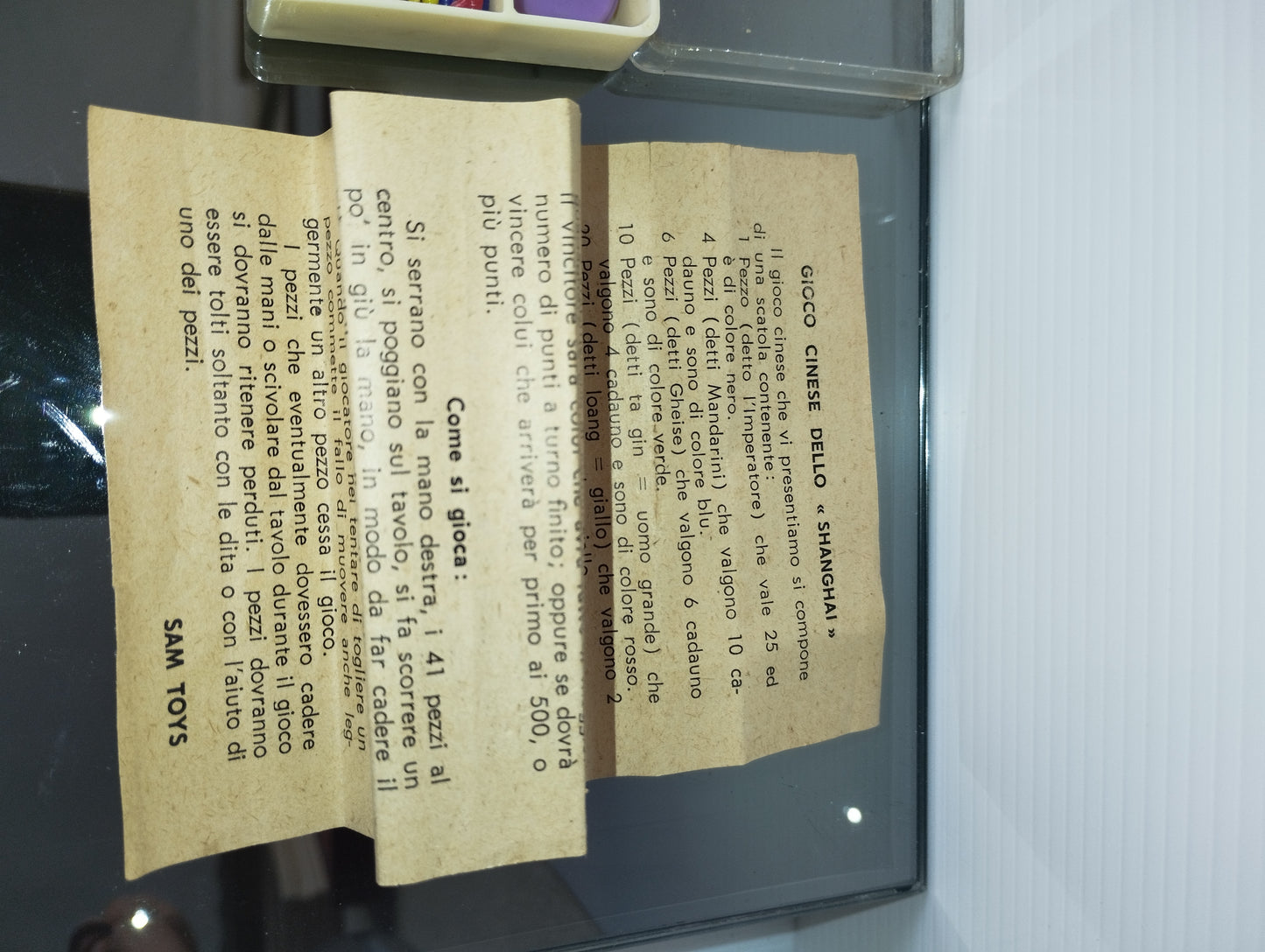 Giochi Cinesi Shangai/Pulce Sam Toys Anni 60