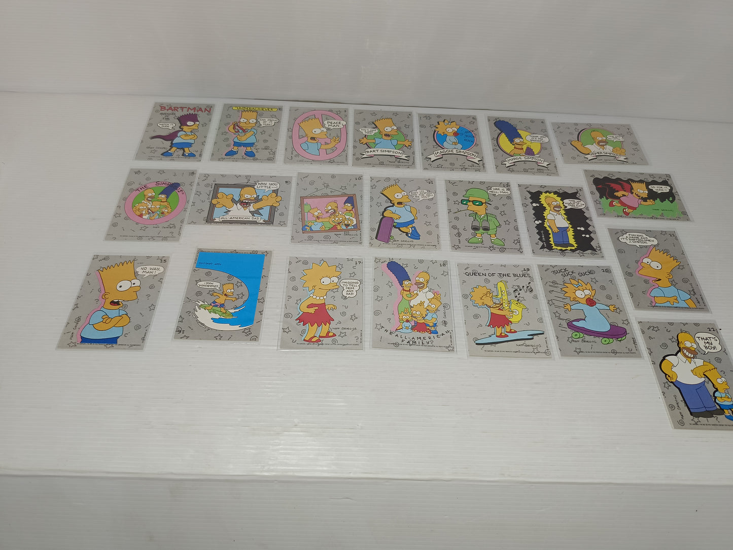 The Simpson Collezione 22 Card Toops
Anno 1990
Rare