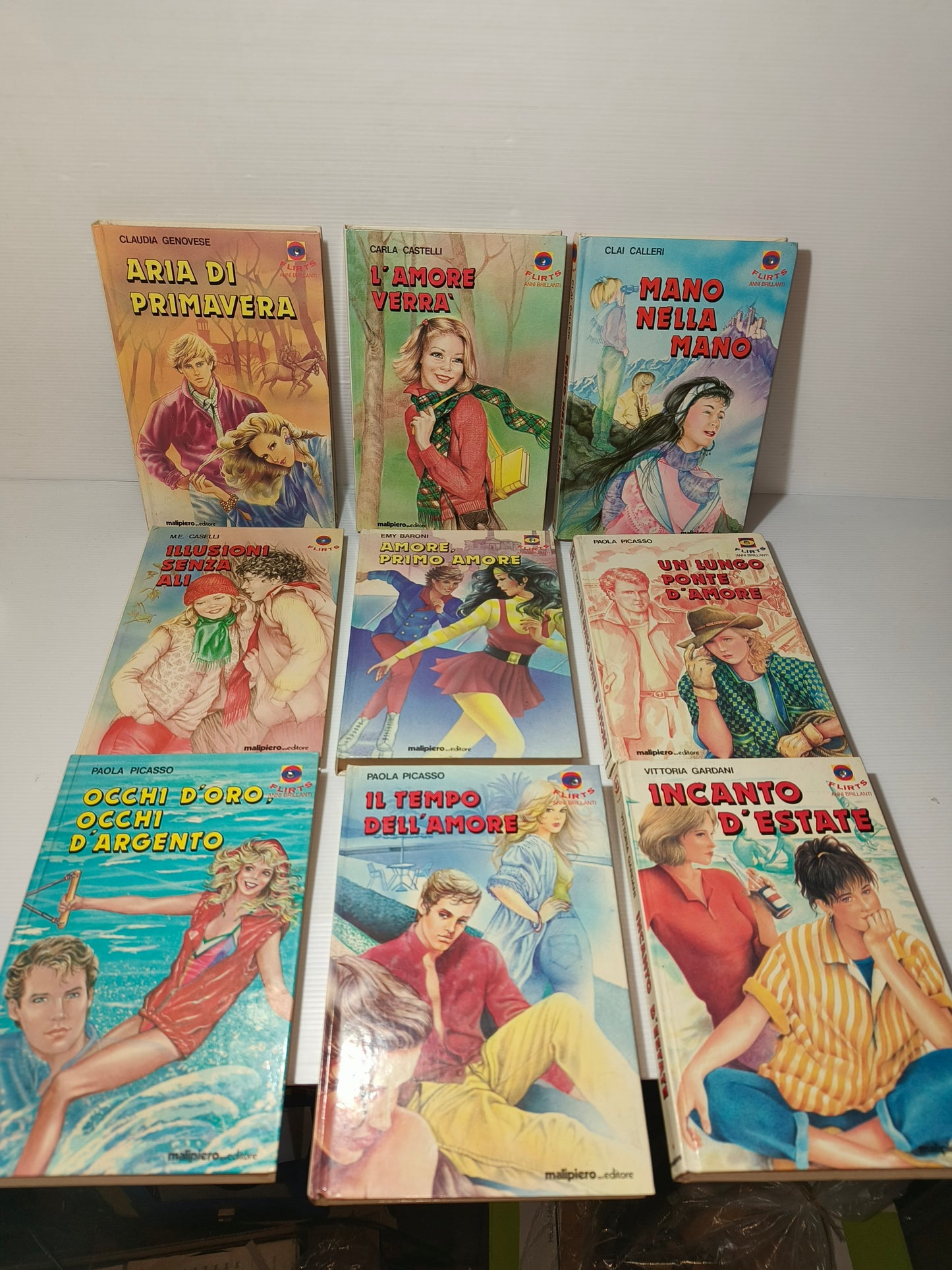 Lotto Romanzi Serie Flirts anni Brillanti anni 80