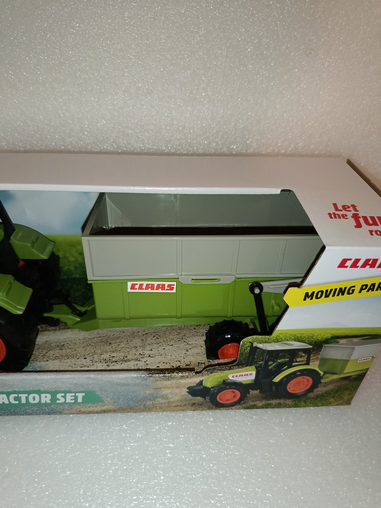 Trattore Con Rimorchio Claas Dickie Toys