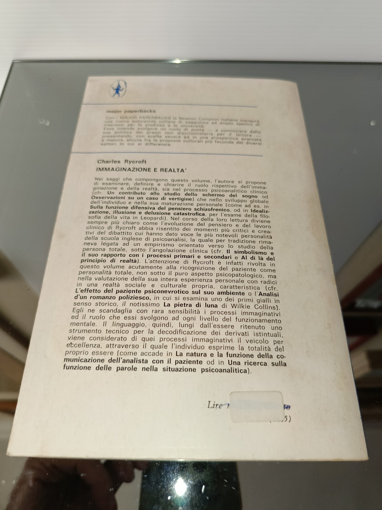 Immaginazione e Realtà Rycroft Edito nel 1973 da Newton Compton Italiana