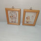 Due Piccoli Quadretti Da Appendere Sarah Kay Anni 70