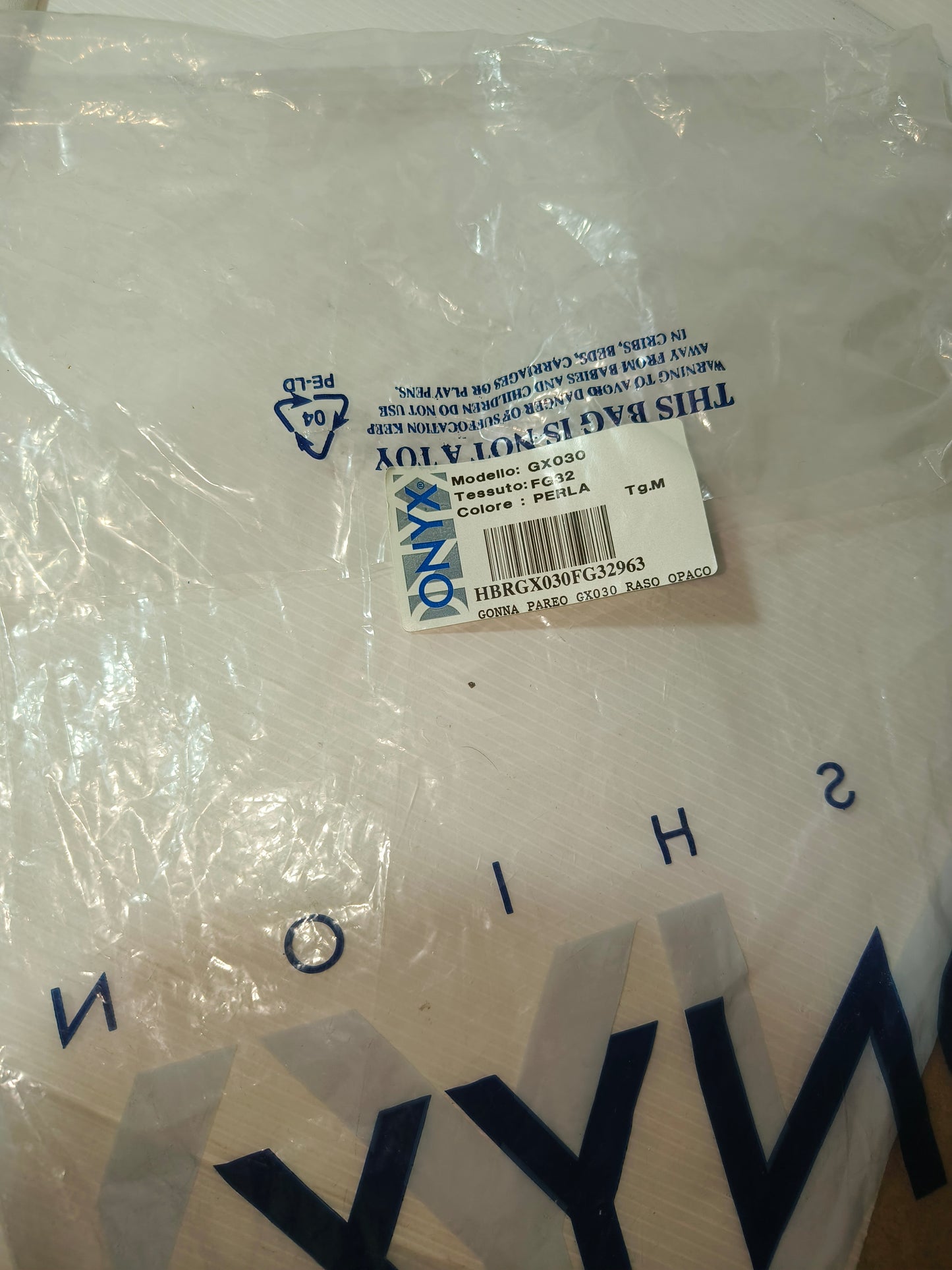 Gonna pareo vintage Onyx taglia M, nuova