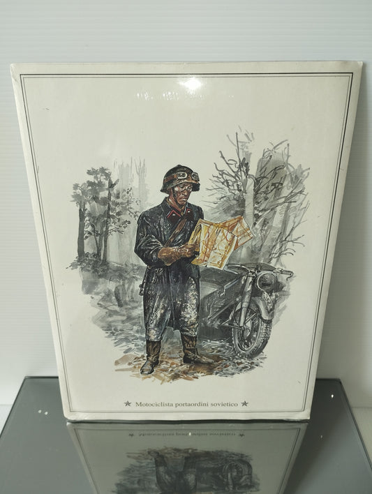 Motociclista Portaordini Sovietico Stampa Originale Fine Anni 70
Dimensioni 28 x 21 cm circa