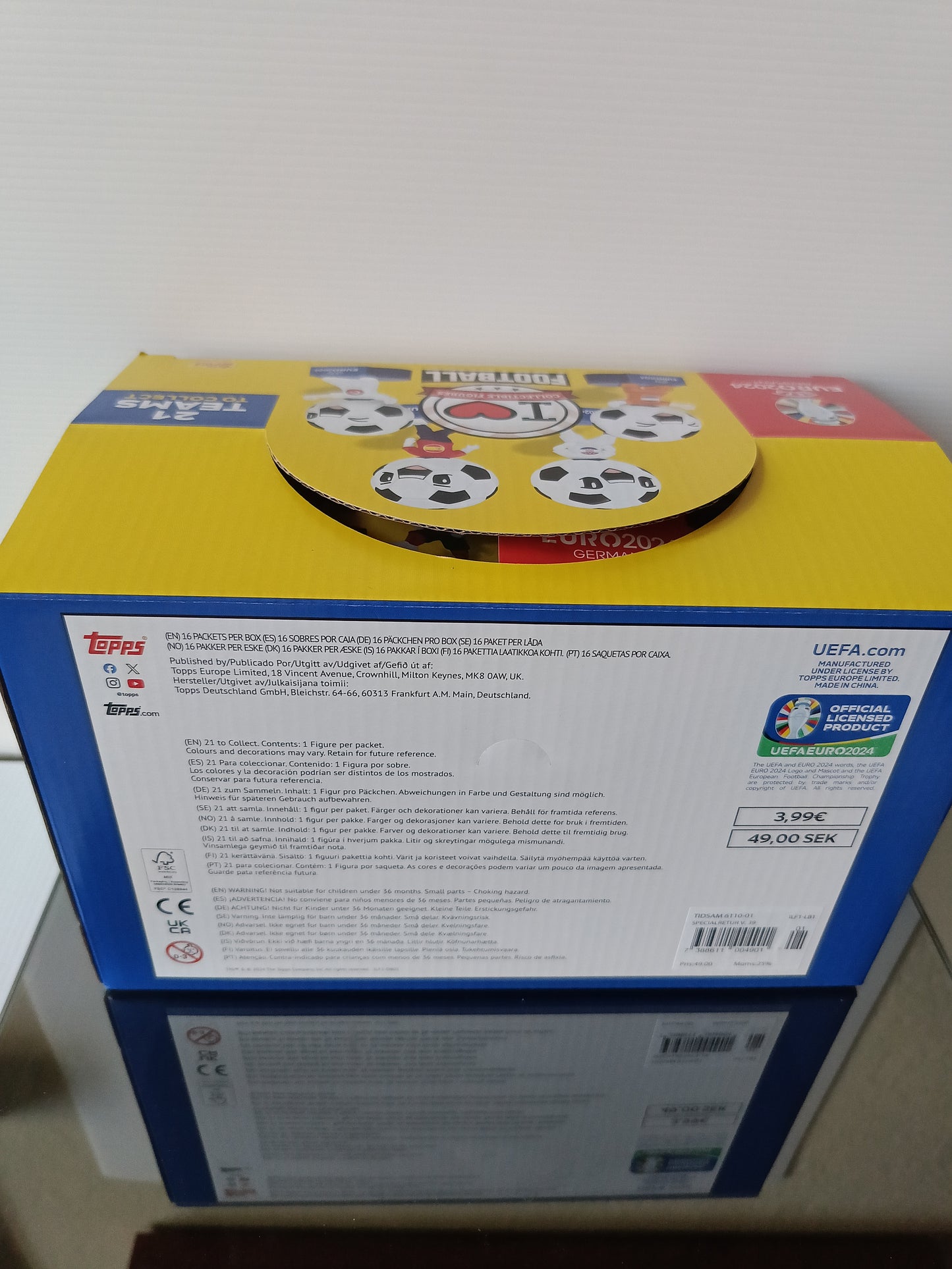 UEFA Euro 2024 Germany 16 Collectible Figures Football Topps