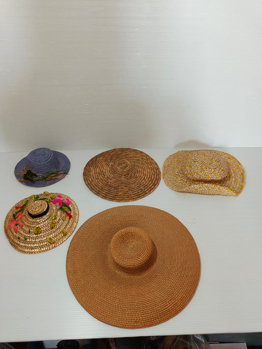 Cappelli in paglia per bambole vintage, LEGGI