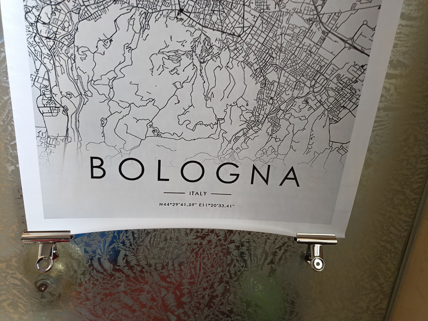 Stampa Su Tela Mappa stilizzata Bologna
Misure 75 x 55 Cm