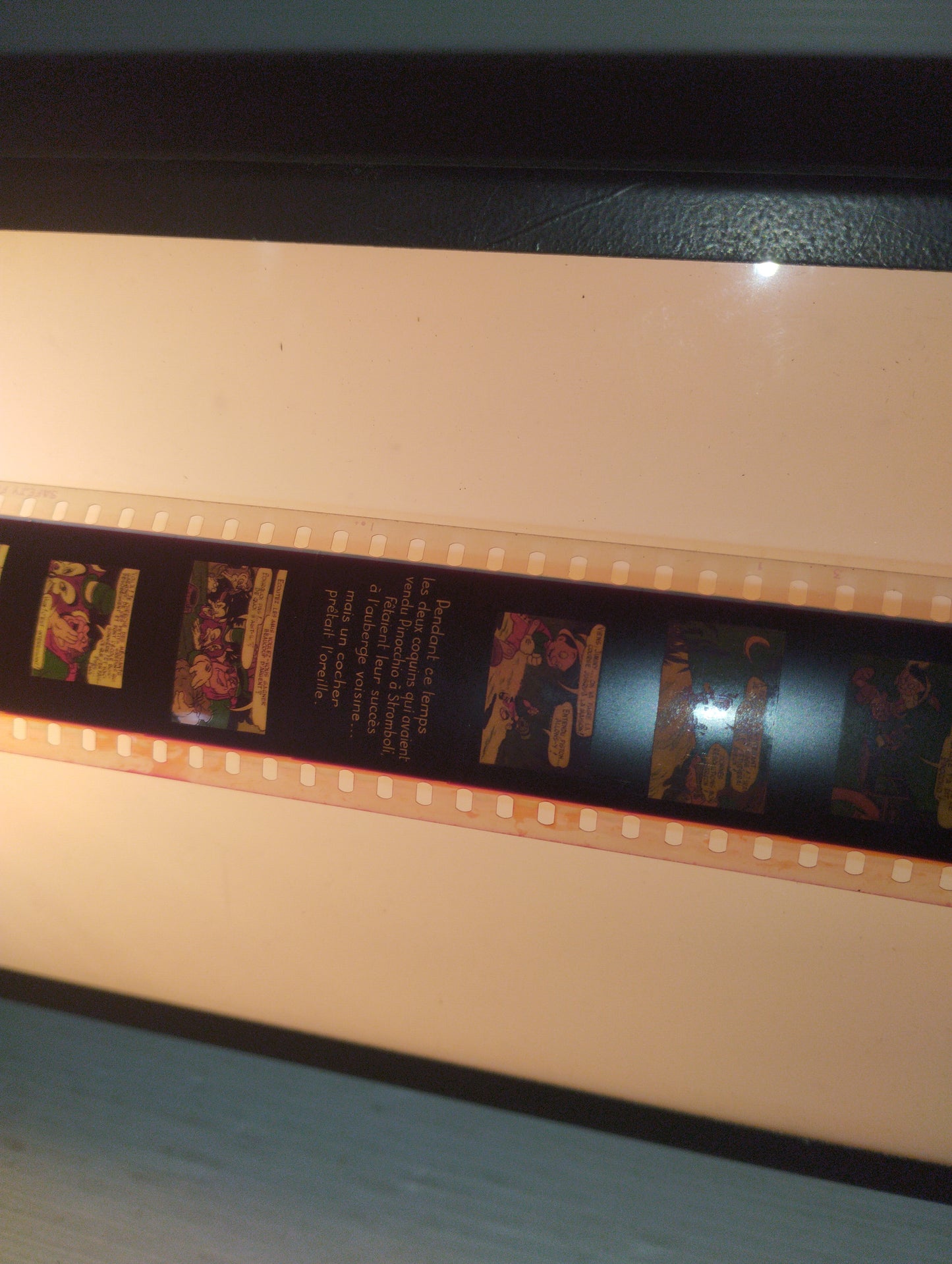 Pellicola 35 mmm Pinocchio Walt Disney Les Beaux Films Paris Vintage