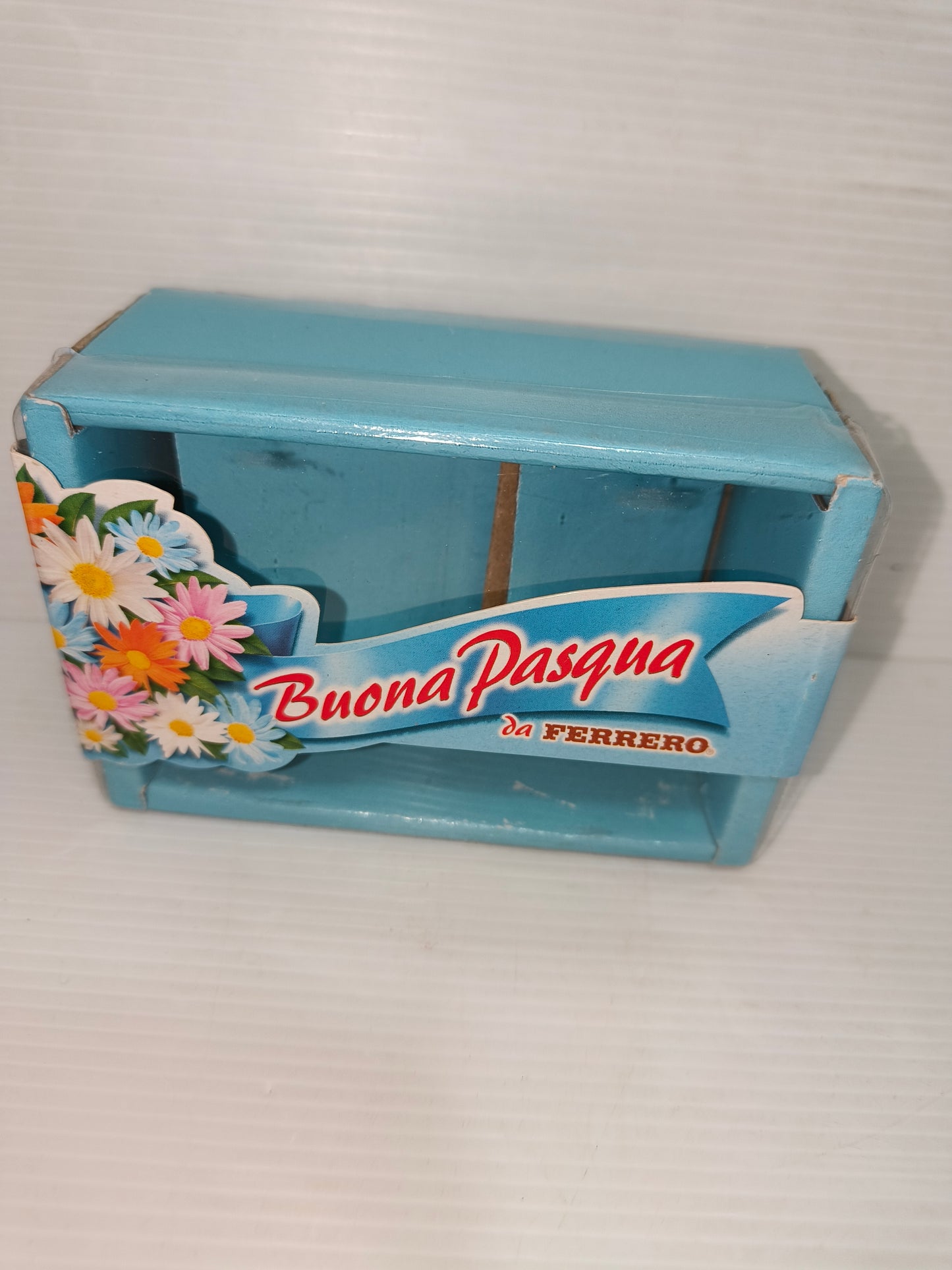 Porta Uovo Vintage Buona Pasqua gadget Ferrero, LEGGI
