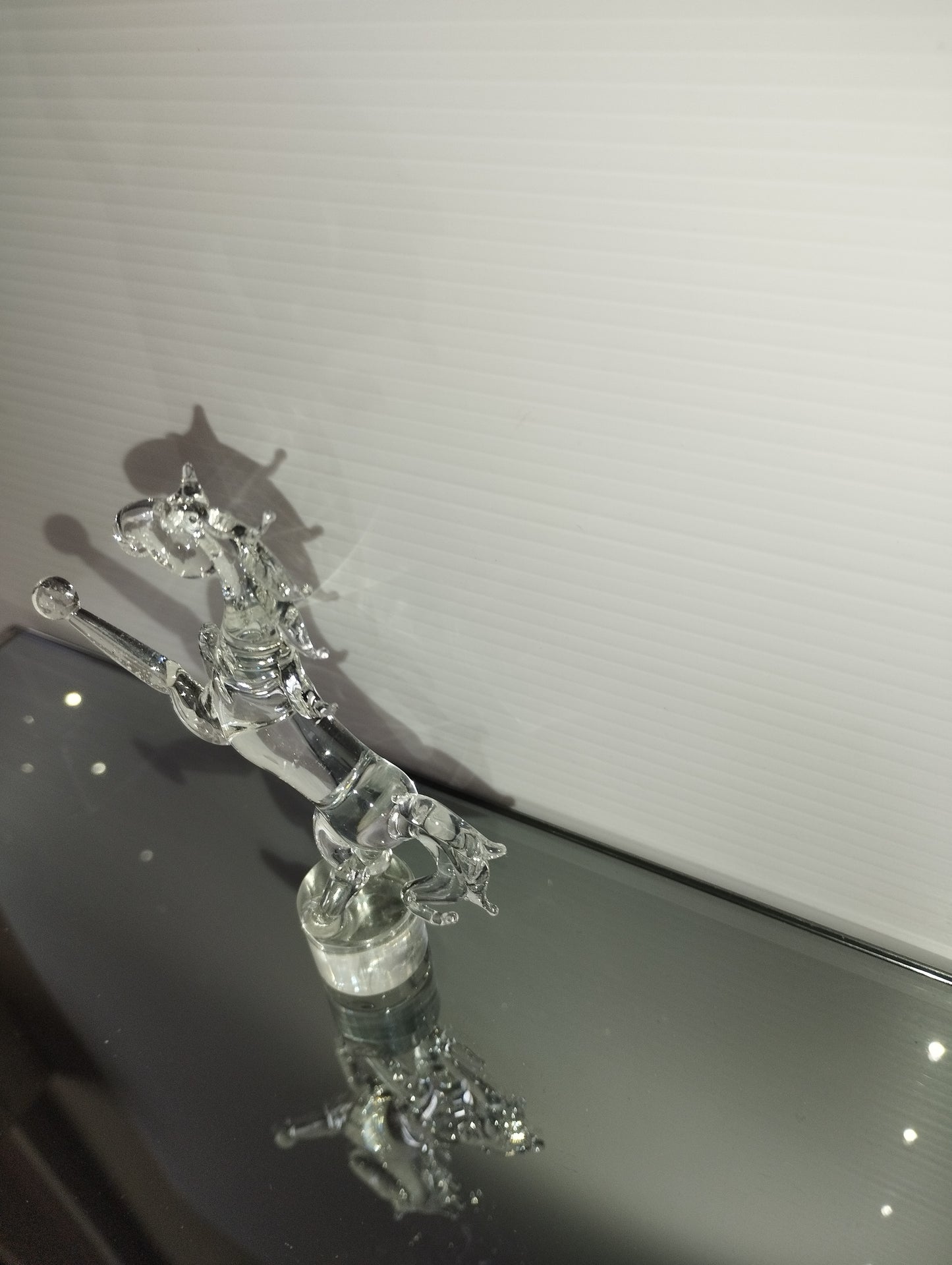 Piccola Scultura In Vetro Raffigurante Cavallo