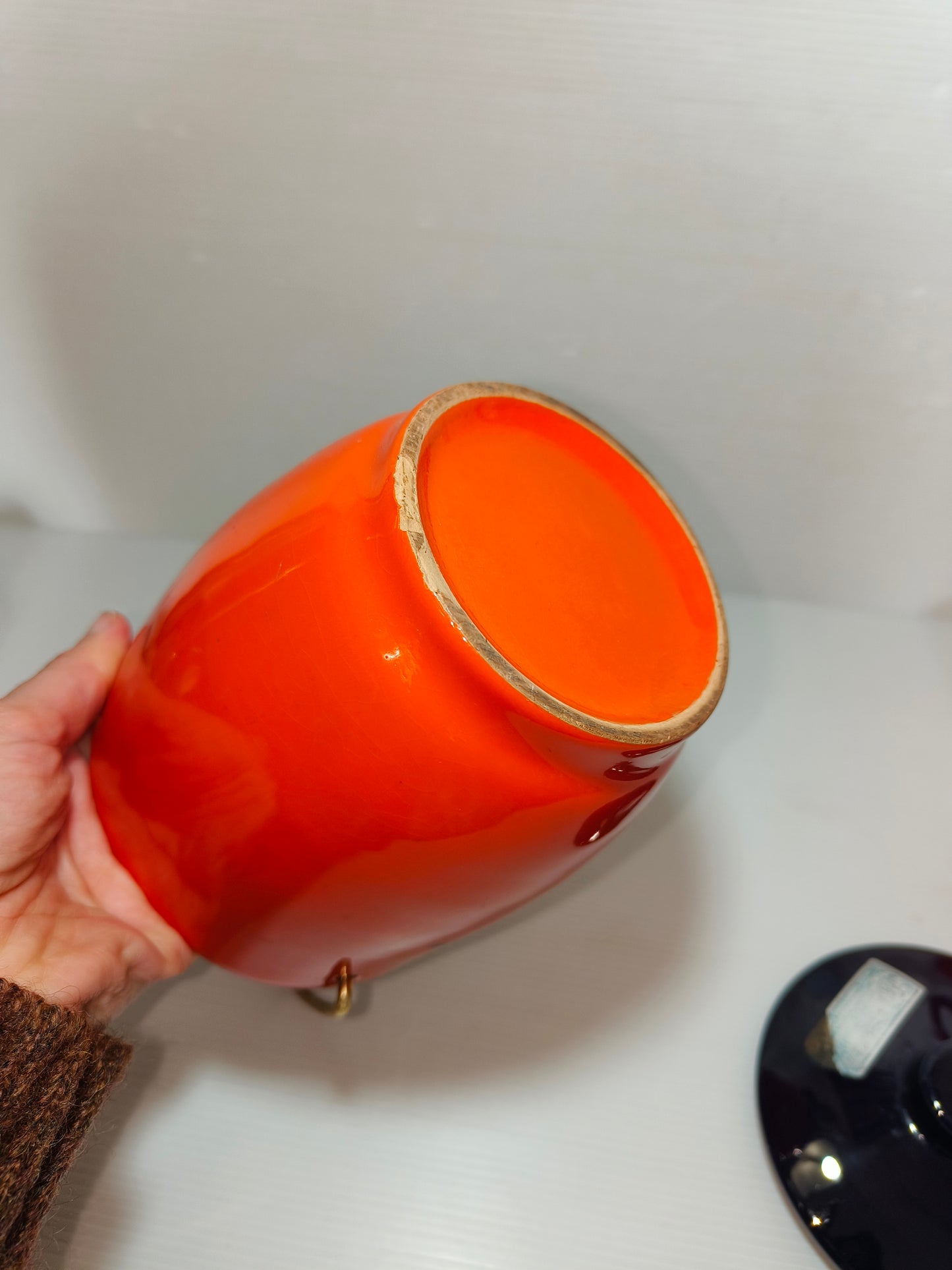 Porta grissini e biscottiera Ceramiche Cermac, anni 60-70 LEGGI