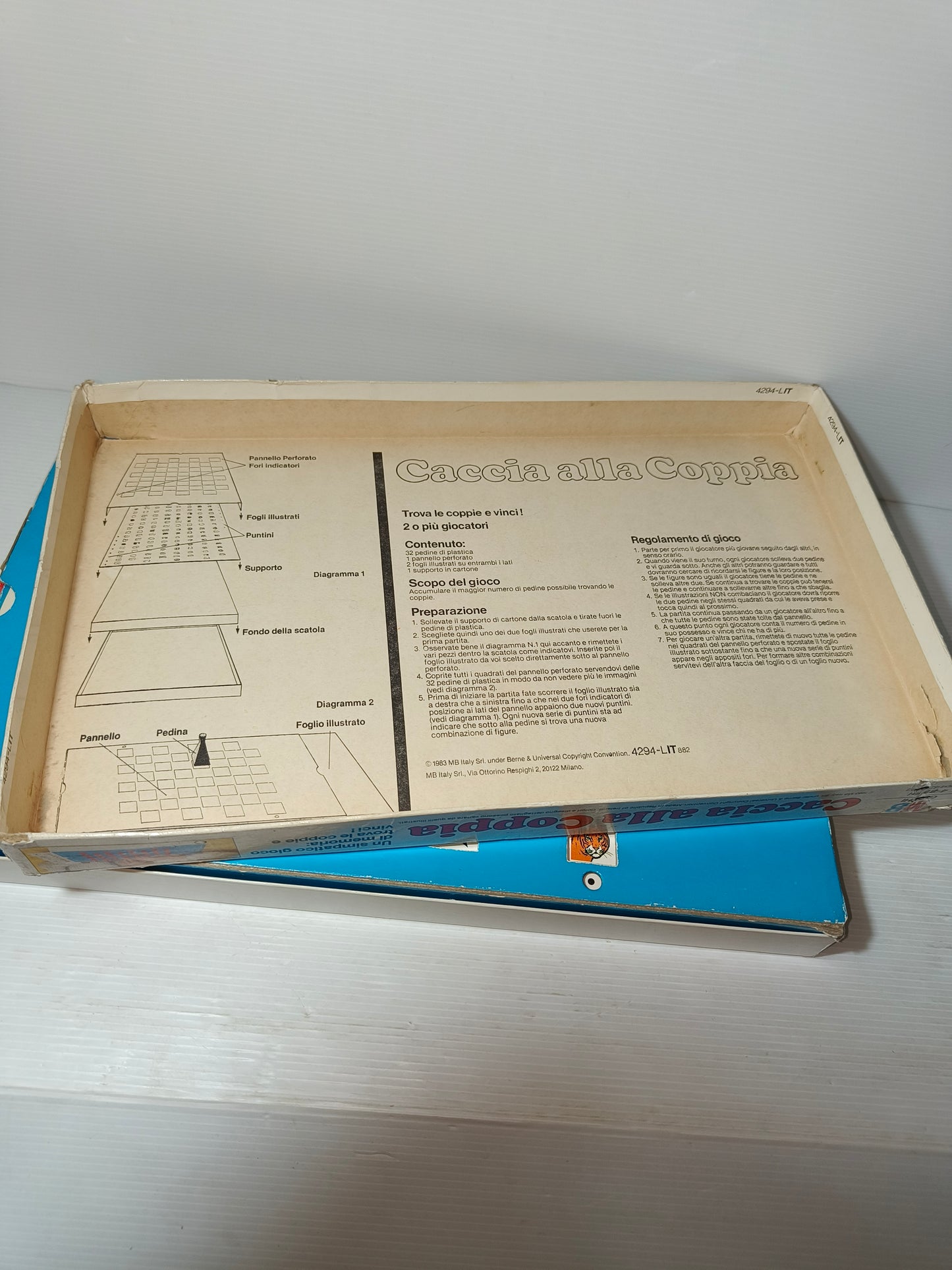 Gioco Caccia Alla Coppia, anni 80 LEGGI