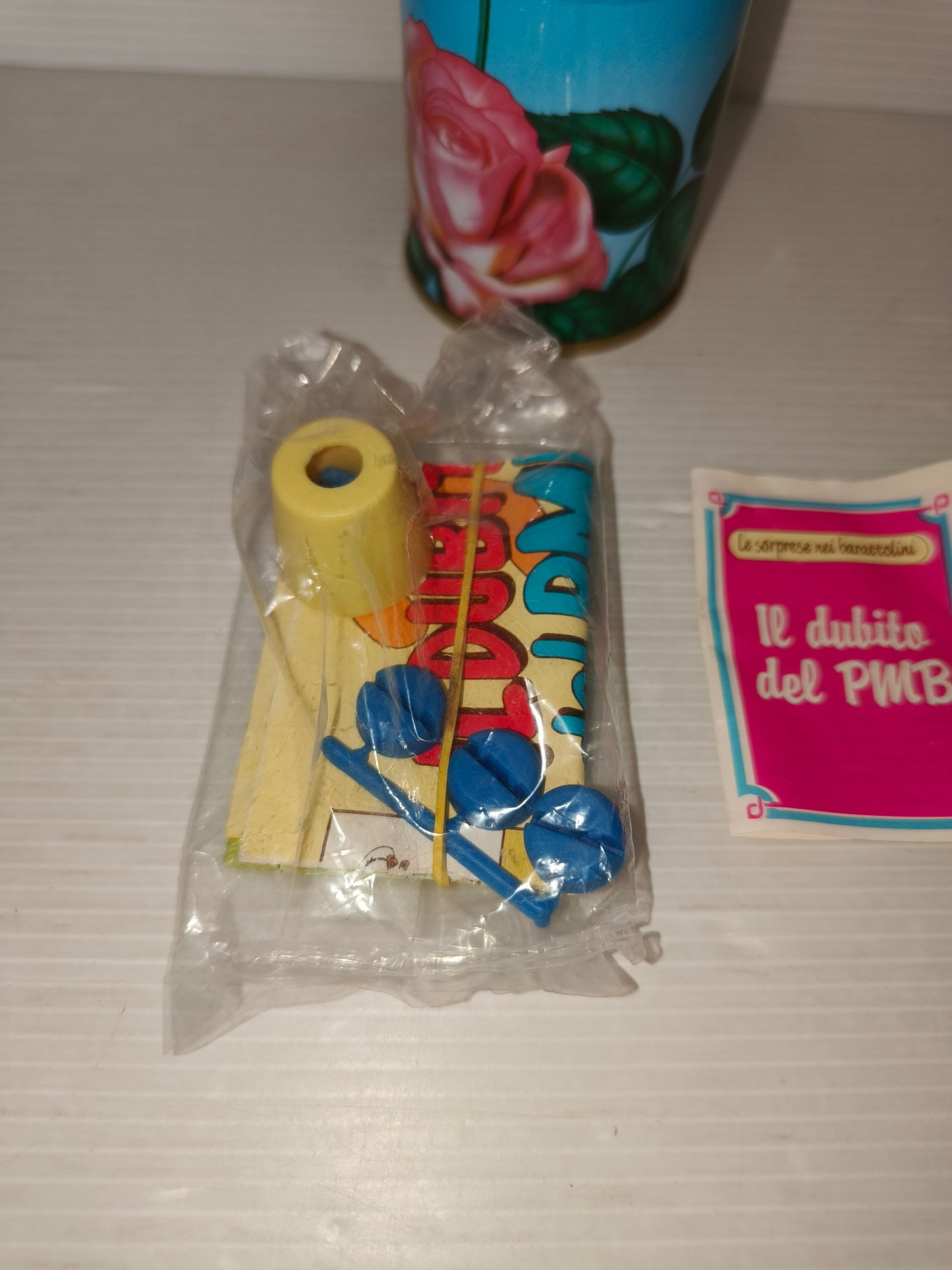 Barattolino Sorpresina Mulino Bianco Il Dubito Del PMB, LEGGI