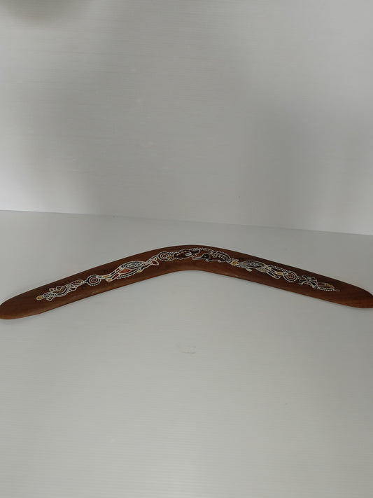 Boomerang  decorato In Legno
Made in Australia