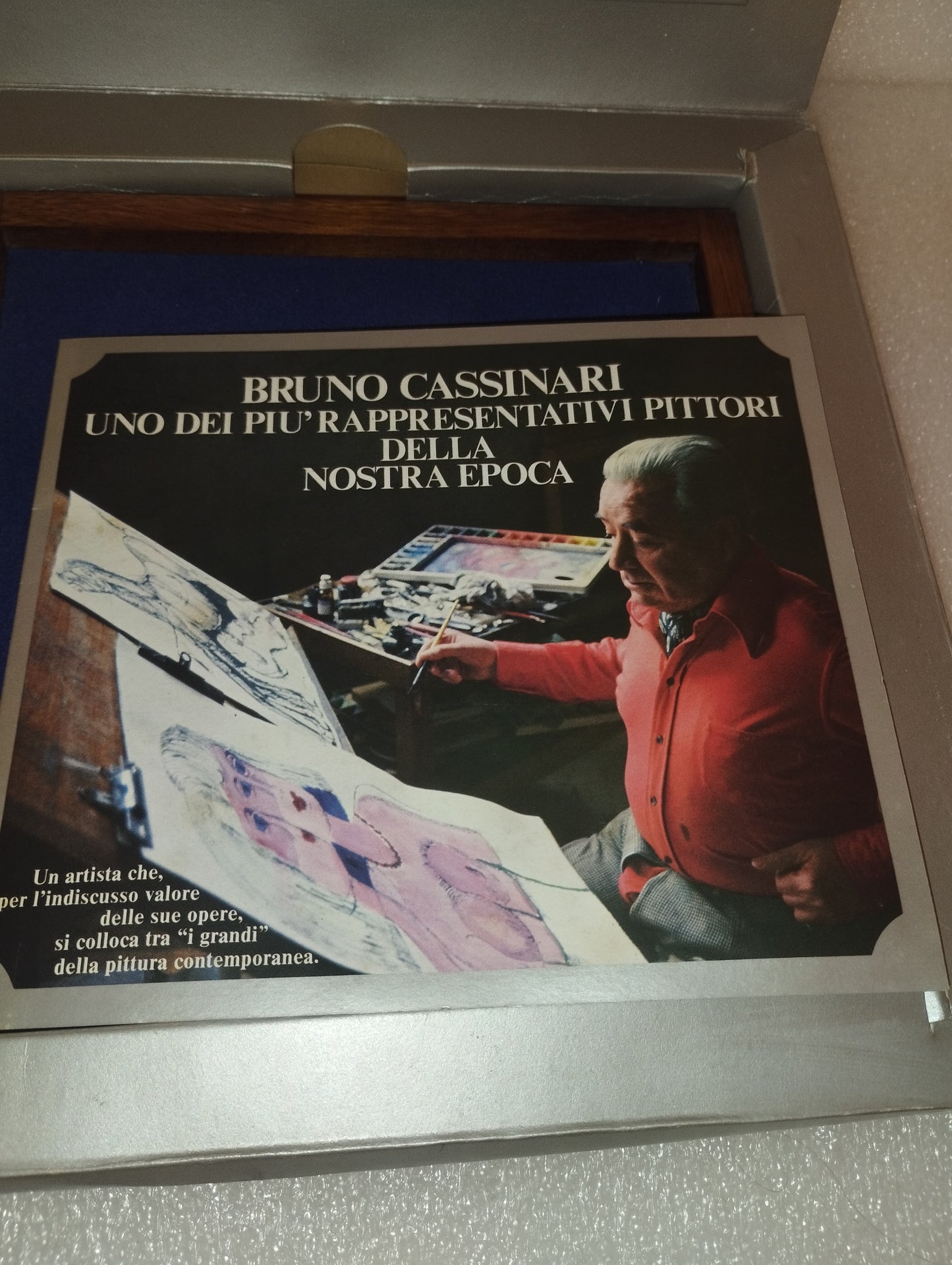 Opere D'arte Bruno Cassinari Serigrafate In Argento 800