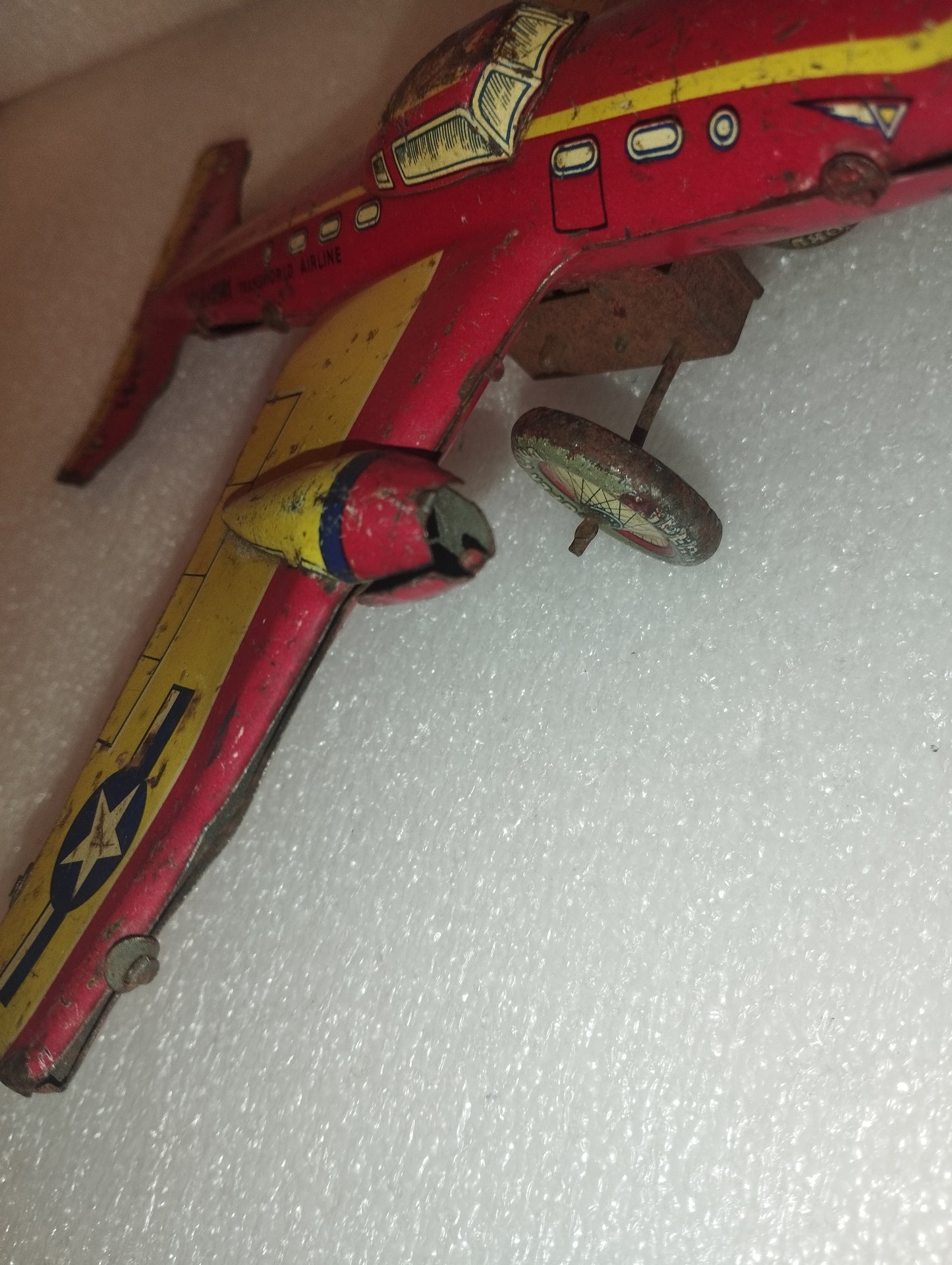 Antico Transworld Airline HGX-2141 in Latta Da Restaurare