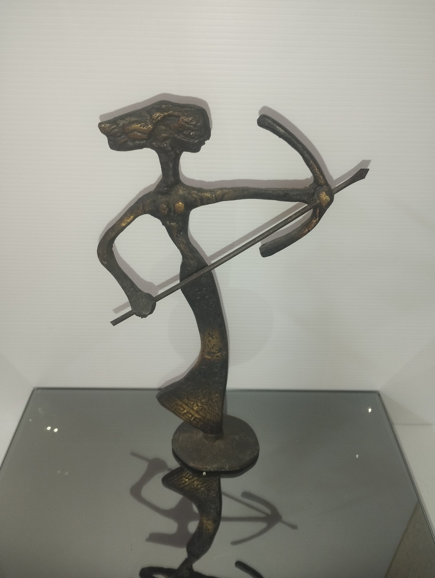 Scultura Dea Greca In Bronzo