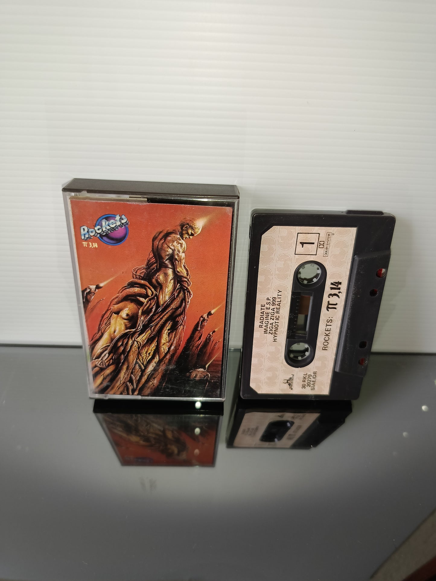 π 3,14 Rockets Musicassetta
Edita nel 1981 da  Rockland cod.30 RKL 20279