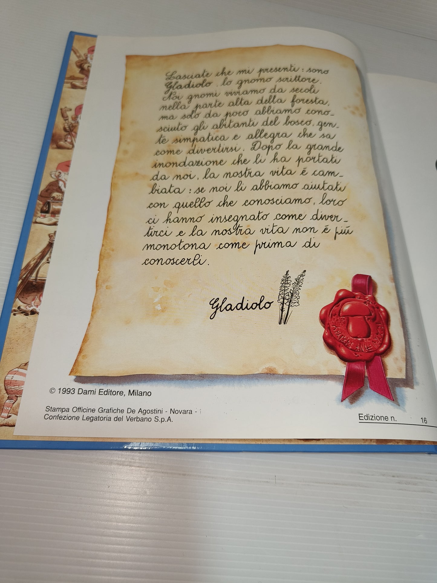 Libro Storie Del Bosco Gnomi, Dami Editore 1993