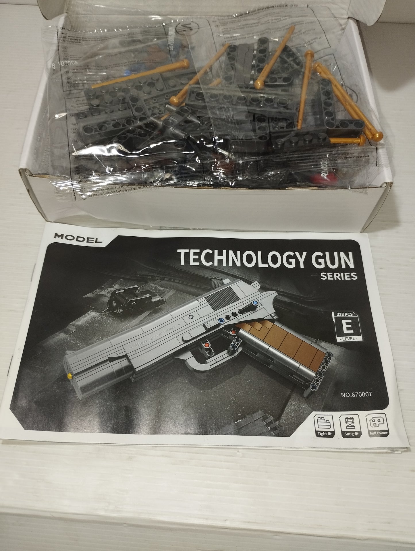 Model Bricks Play & Explorer Mattoncini Da Assemplare 333 Pezzi