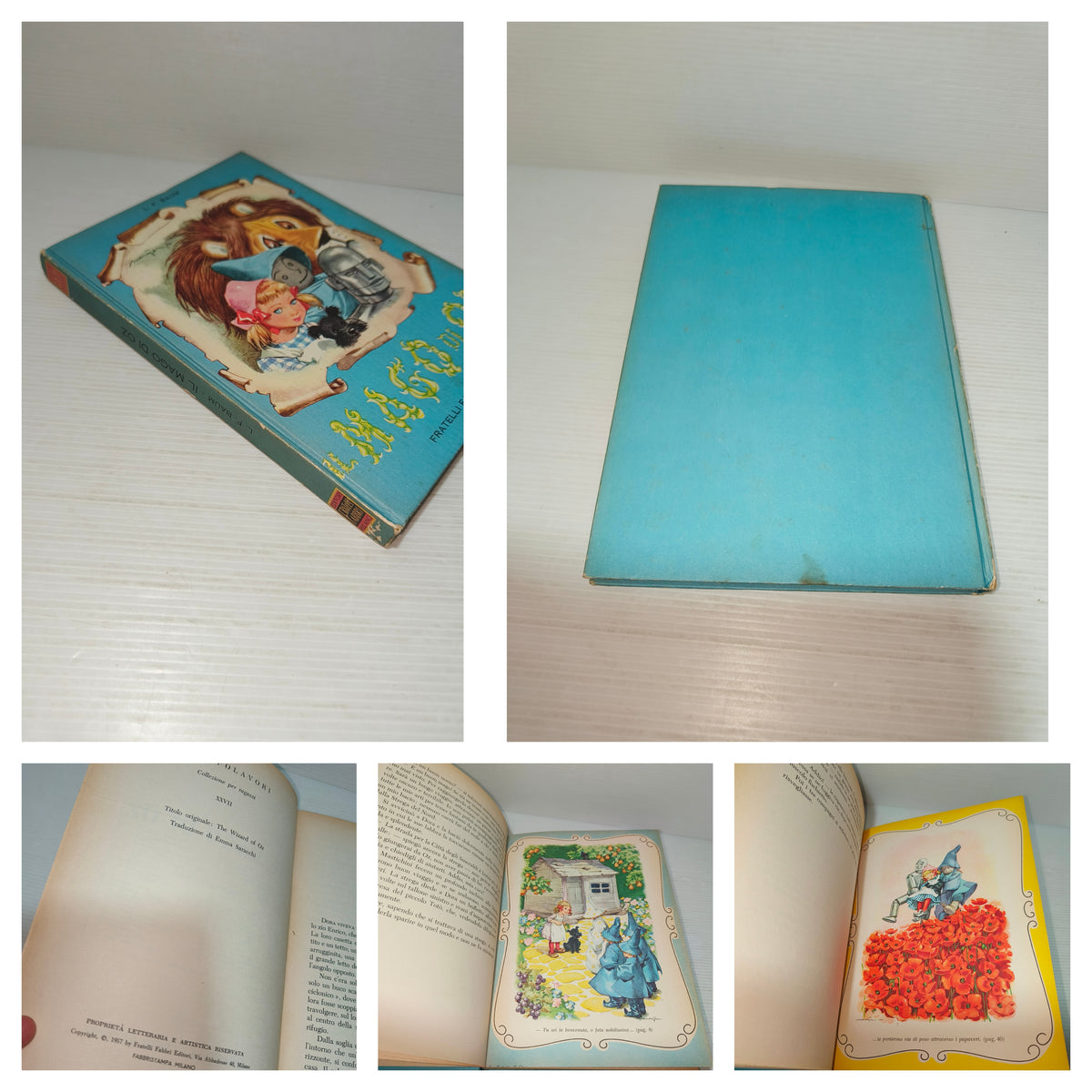 Libro Il Mago Di Oz 1957