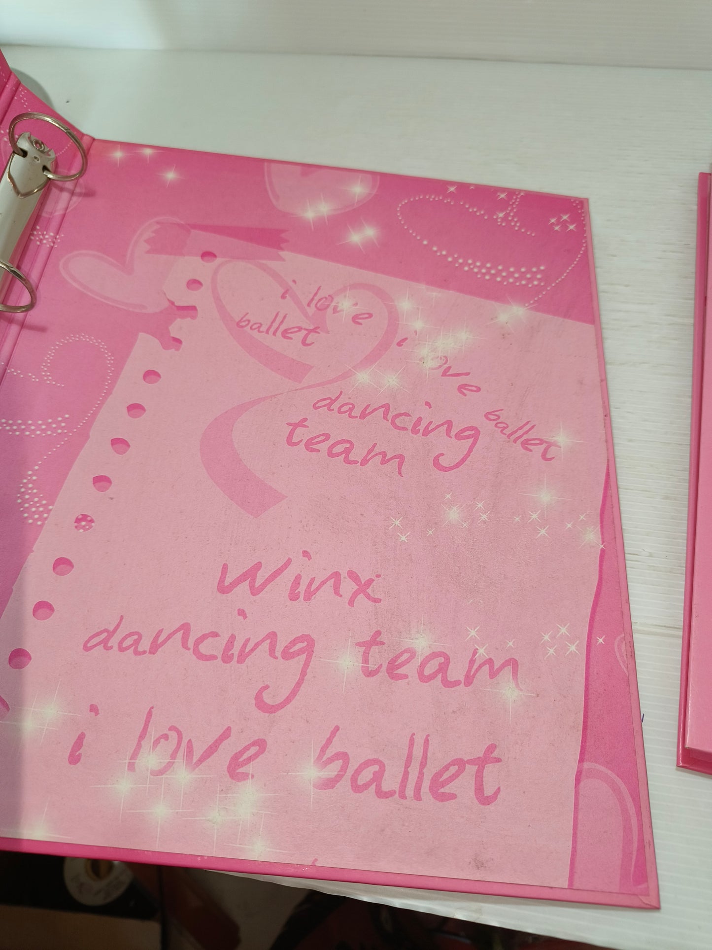 Due raccoglitori ad anelli Winx, LEGGI