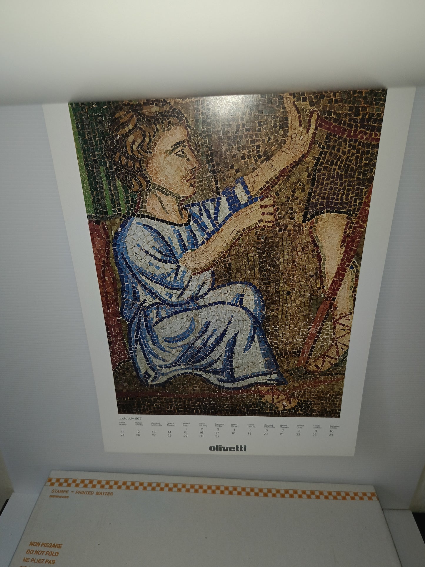 Olivetti Calendario 1977 Mosaici di San Marco