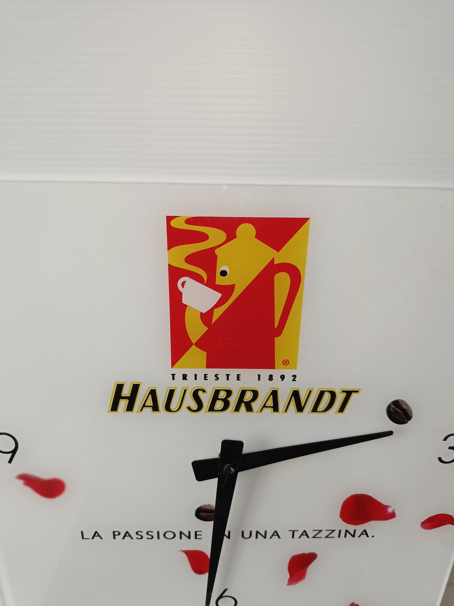 Orologio Caffe' Hausbrandt Pubblicitario