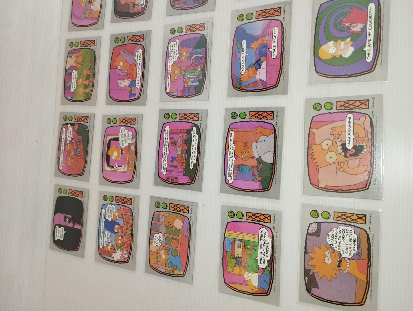 The Simpson Collezione Card Toops
Set 88 + 22 Cards
Anno 1990