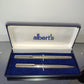 Stilografica+ Penna A Sfera Albert's In Metallo Argentato
Vintage