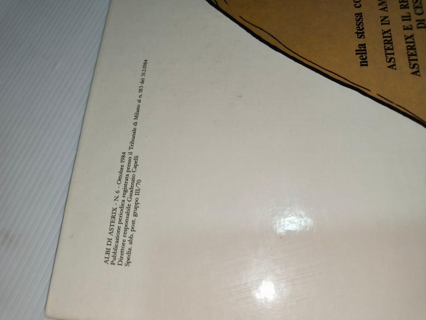 Fumetti Asterix anni 70 e 80, LEGGI