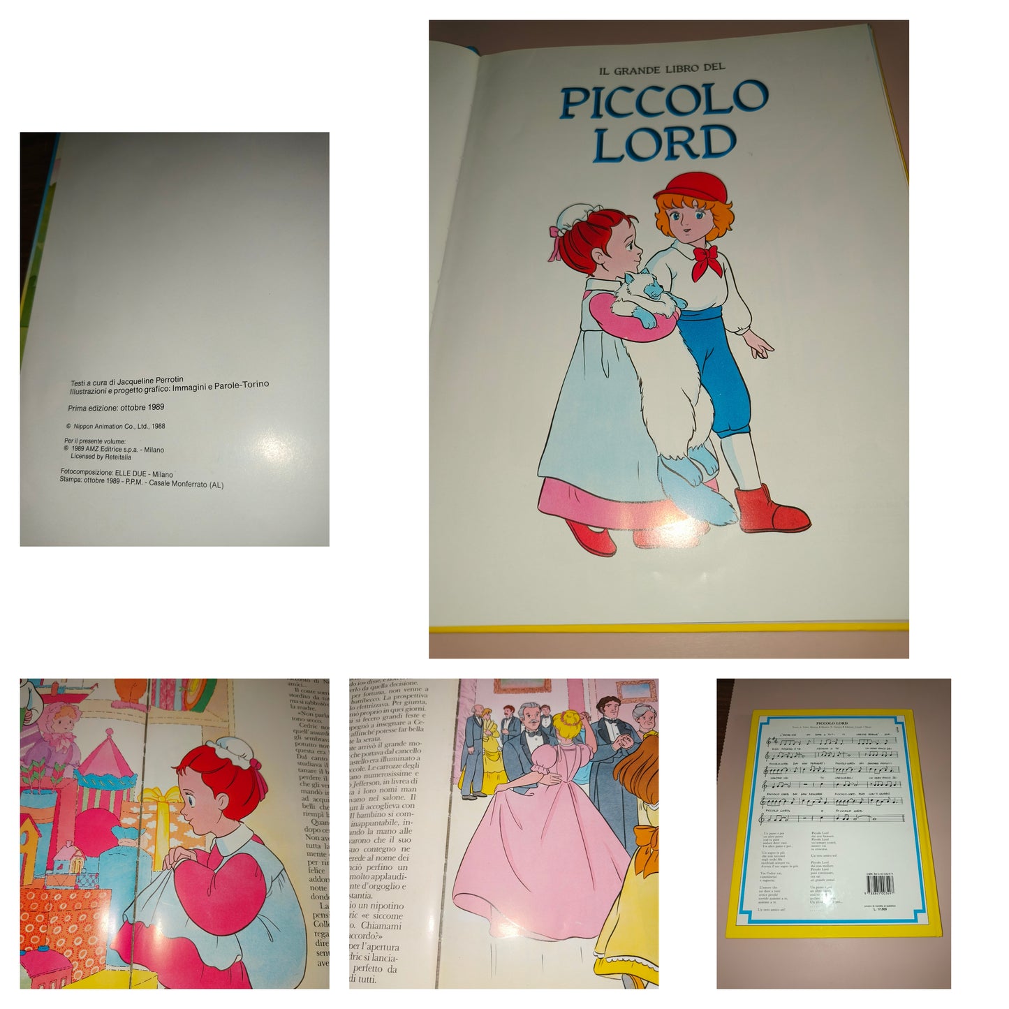 Il Grande Libro Del Piccolo Lord Prima Edizione 1989