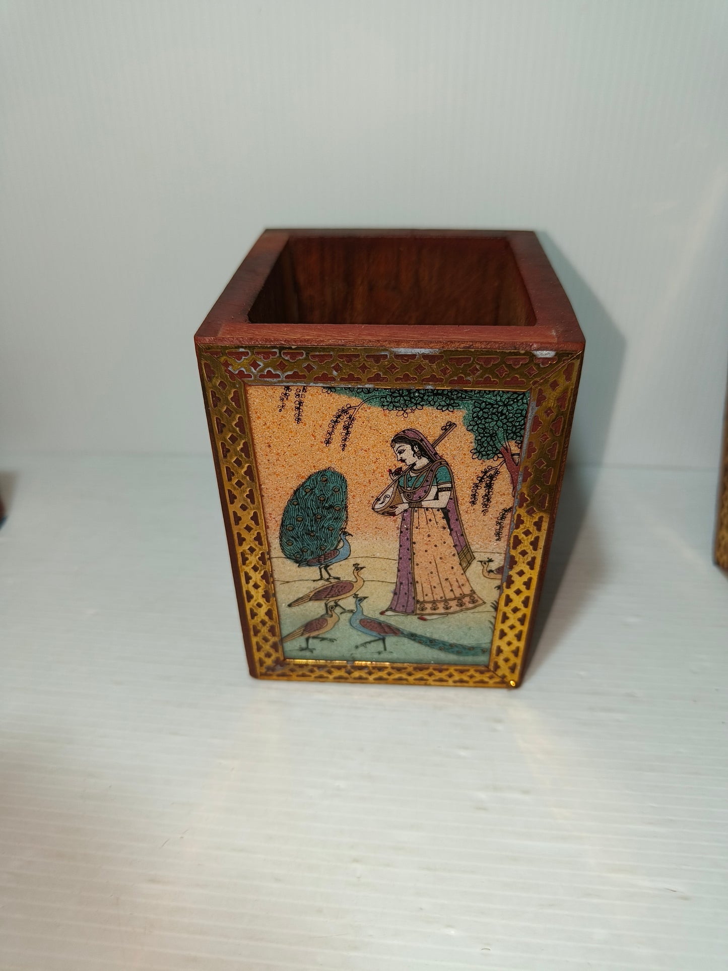 Lotto oggetti indiani in legno, LEGGI DESCRIZIONE