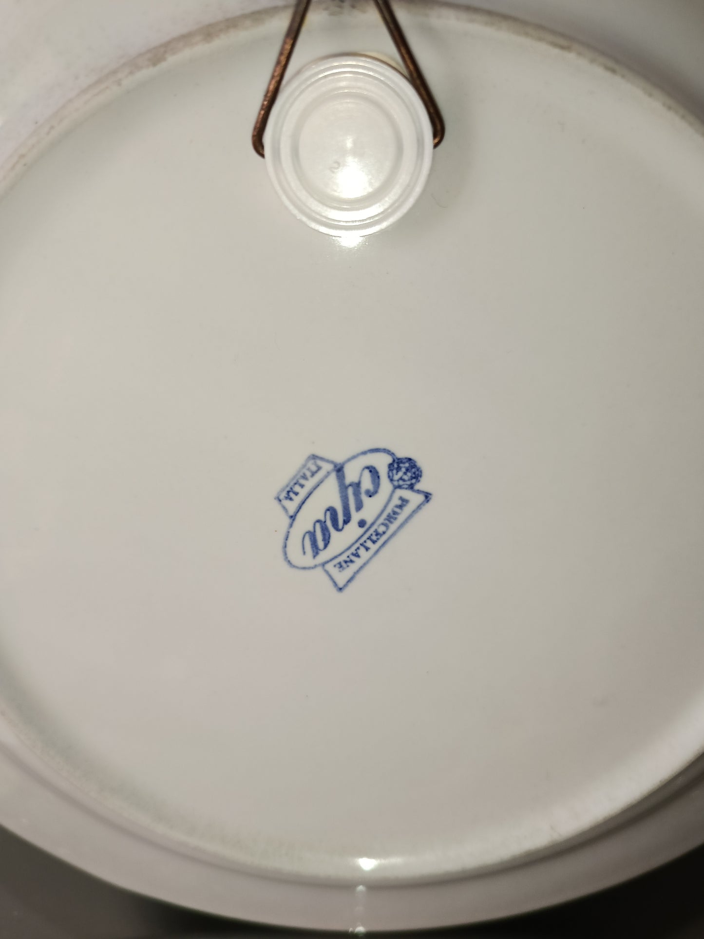 Piatto Roma il Colosseo Souvenir Vintage in porcellana