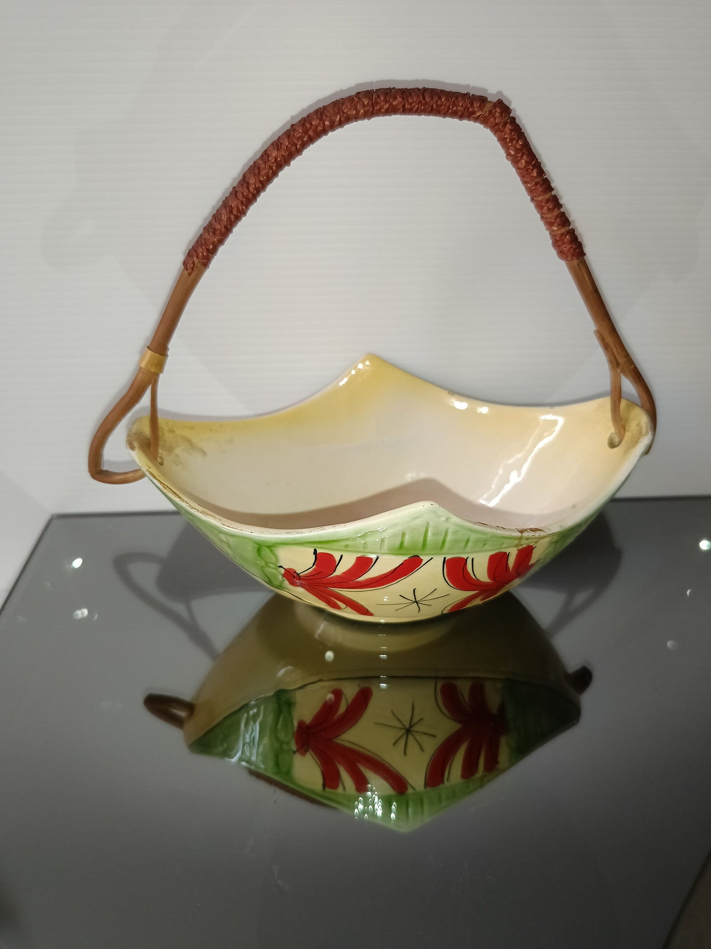 Cestino In Ceramica Vintage