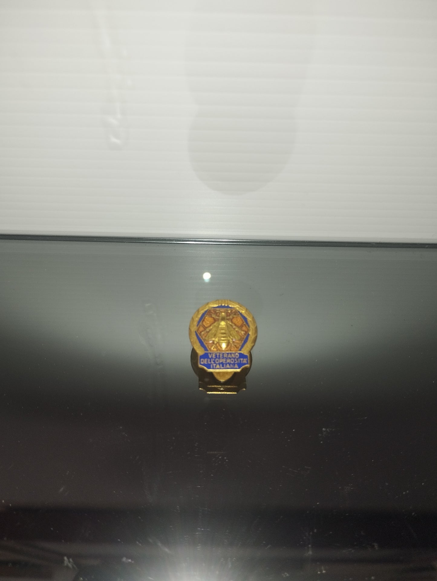 Distintivo Veterano Dell'operosità Italiana Originale Johnson Milano
