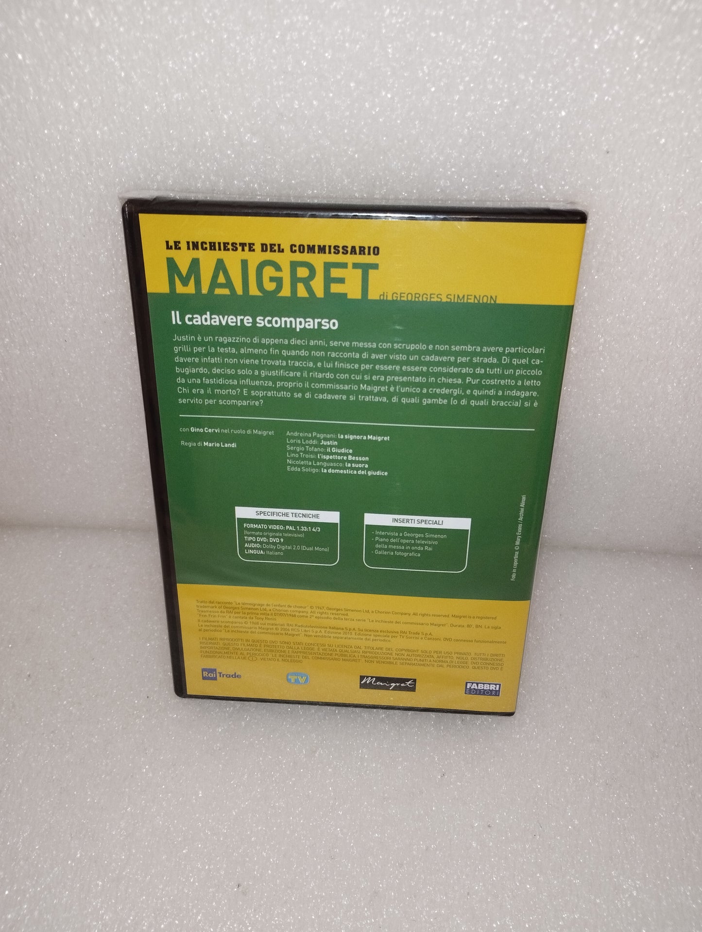 Il Cadavere Scomparso
Le inchieste del Commissario Maigret Maigret DVD