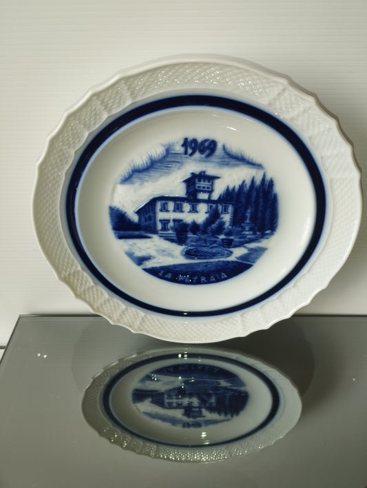 Piatto In Ceramica La Petraia 1969 P.Parigi Richard - Ginori