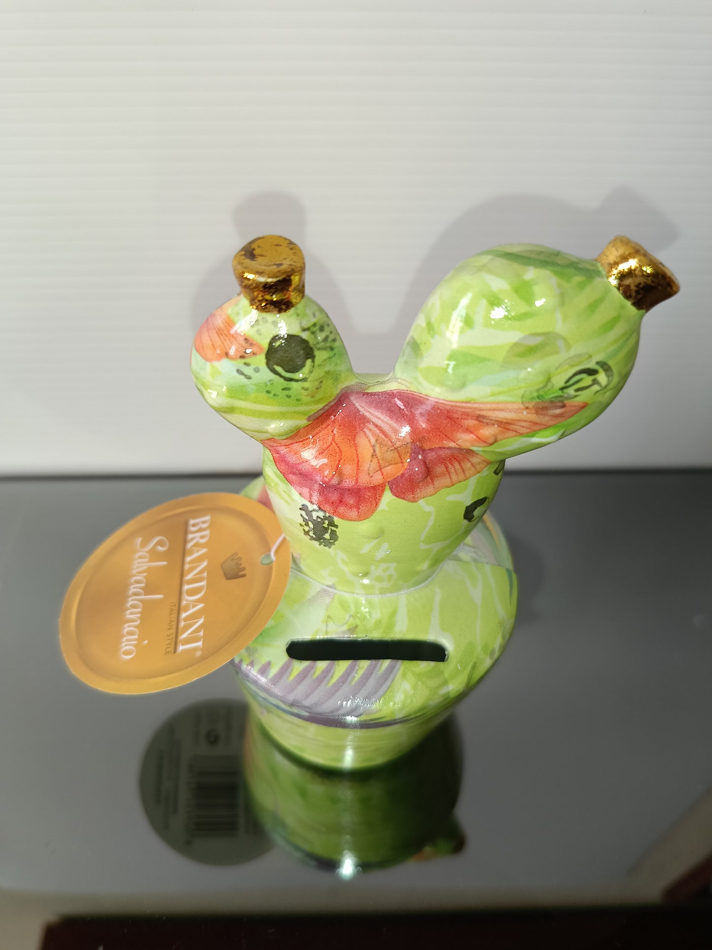 Salvadanaio Cactus Brandani In Dolomite Decorata