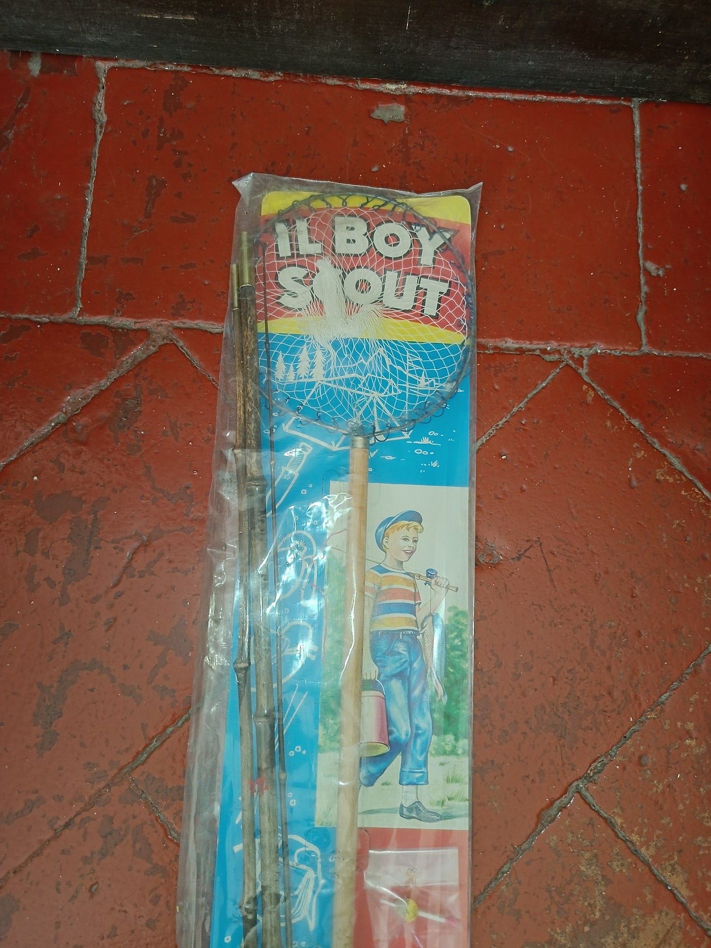 Il Boy Scout Completo Da Pesca Per Ragazzi Anni 60