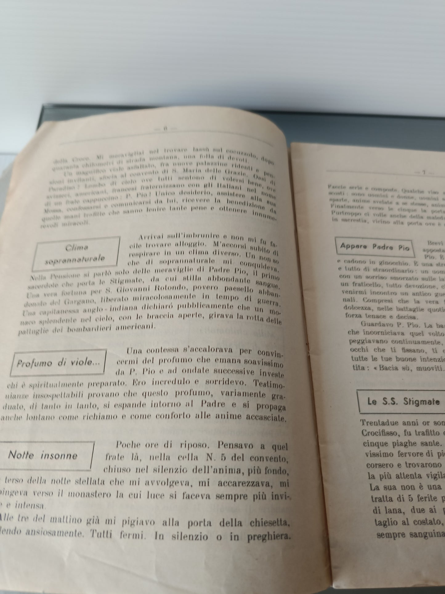 Padre Pio Lo Stimmatizzato Libretto Devozionale D'epoca