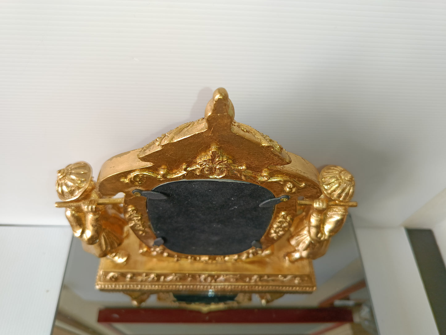 Portafoto Decorativo Stile Orientale In Resina Dorata