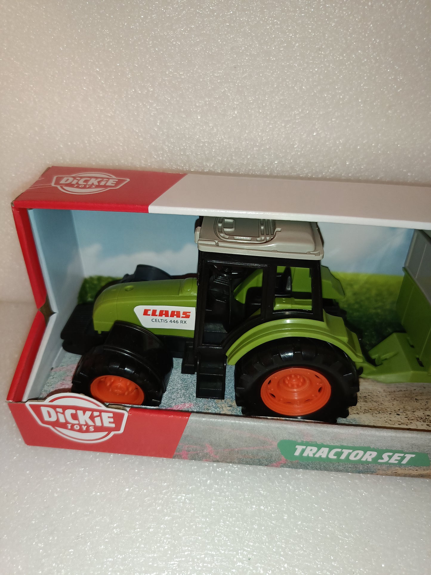 Trattore Con Rimorchio Claas Dickie Toys