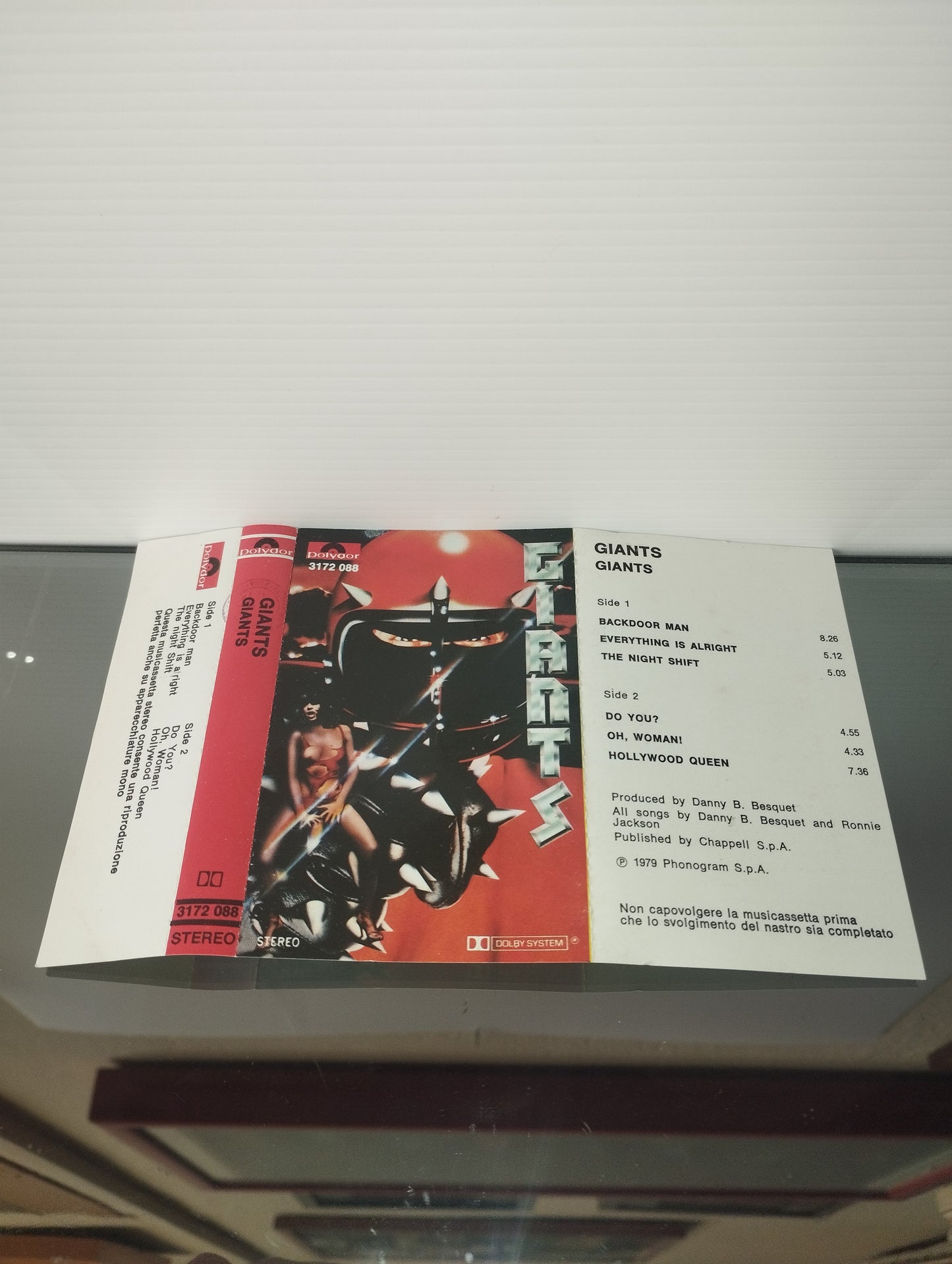 Giants Musicassetta
Edita nel 1979 da Polydor cod.3172088