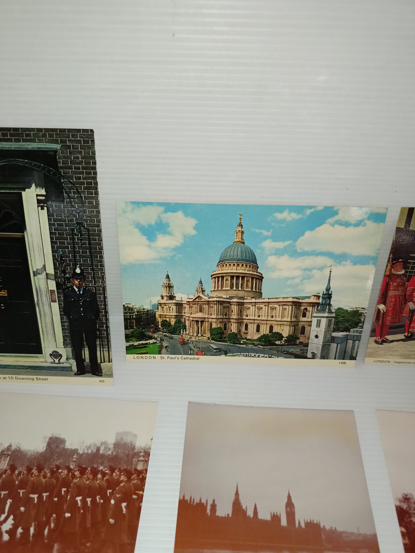 Lotto 3 Cartoline + 9 Foto Londra Vintage