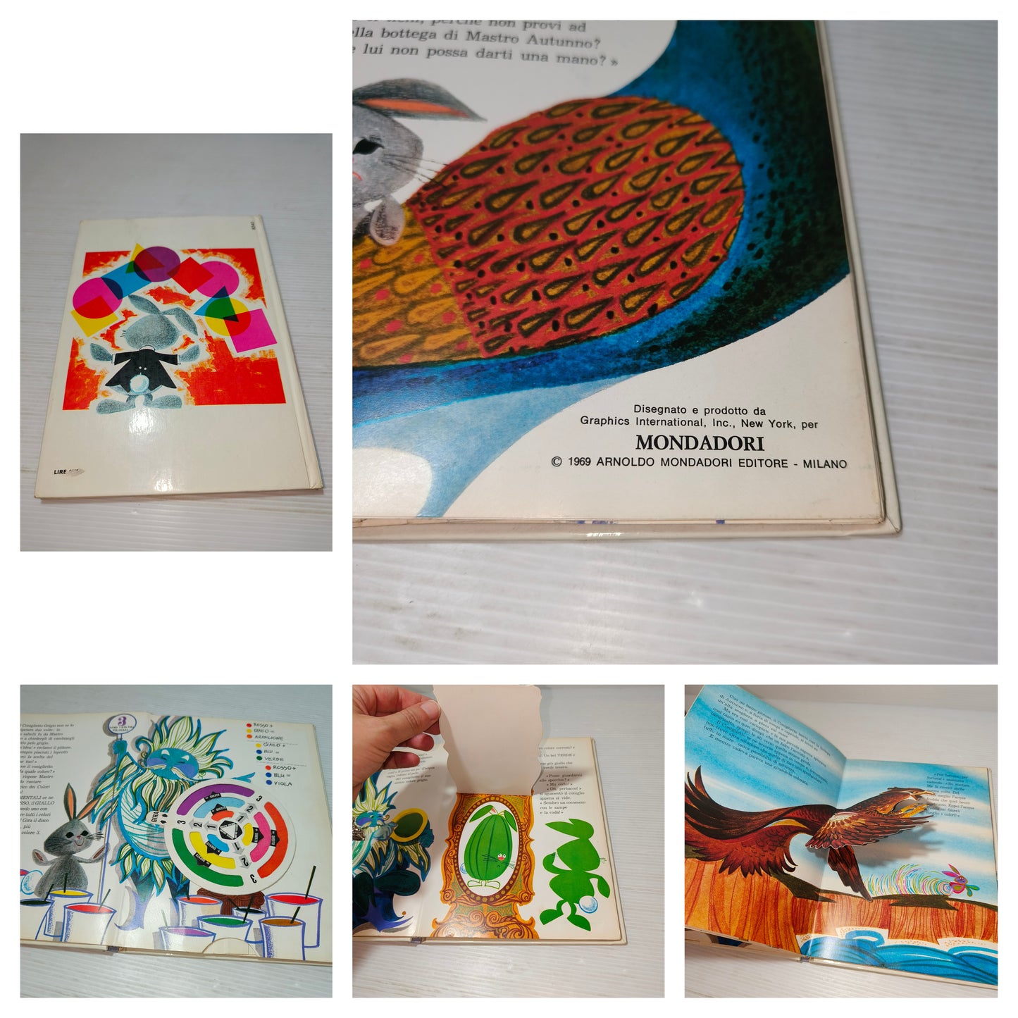 Libro animato Il Libro dei colori, Mondadori 1969