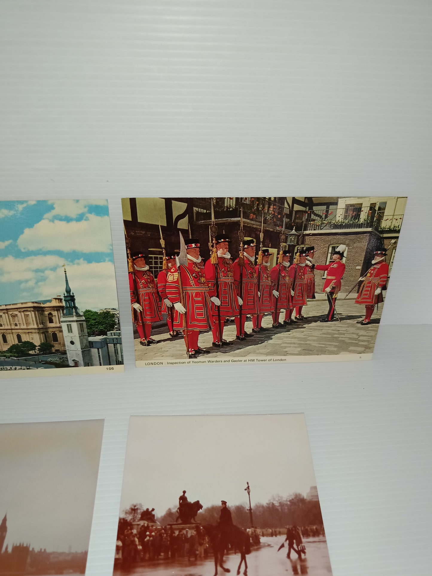 Lotto 3 Cartoline + 9 Foto Londra Vintage