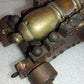 Riproduzione Cannone Vascello Da Guerra In Bronzo E Legno vintage